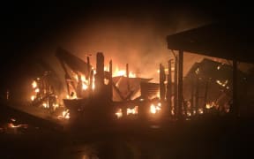 Rarotonga house destroyed by fire