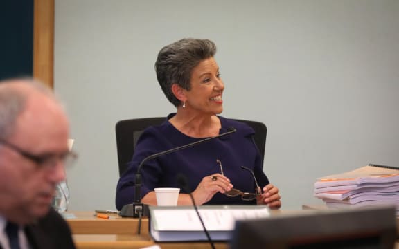Paula Bennett is giving evidence on day four of Winston Peters' superannuation case at the Auckland High Court.