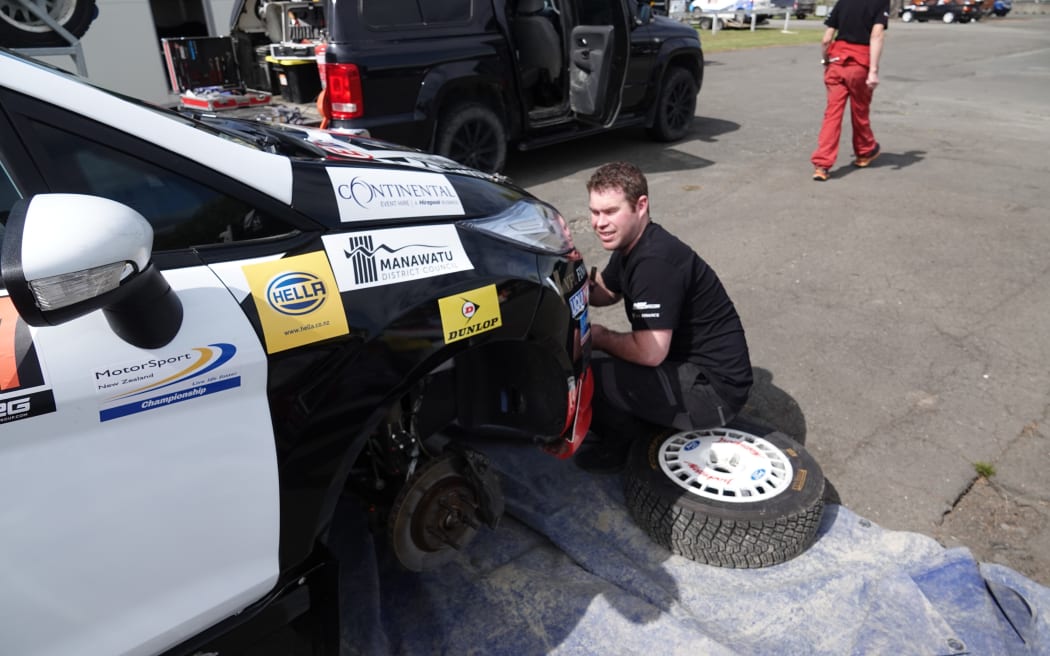 Friday at Manfeild gave the racing teams a chance to tune up for the rally.