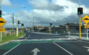 Invercargill city councillors have discussed the merits of a raised safety platform this week, similar to this one in Hamilton.