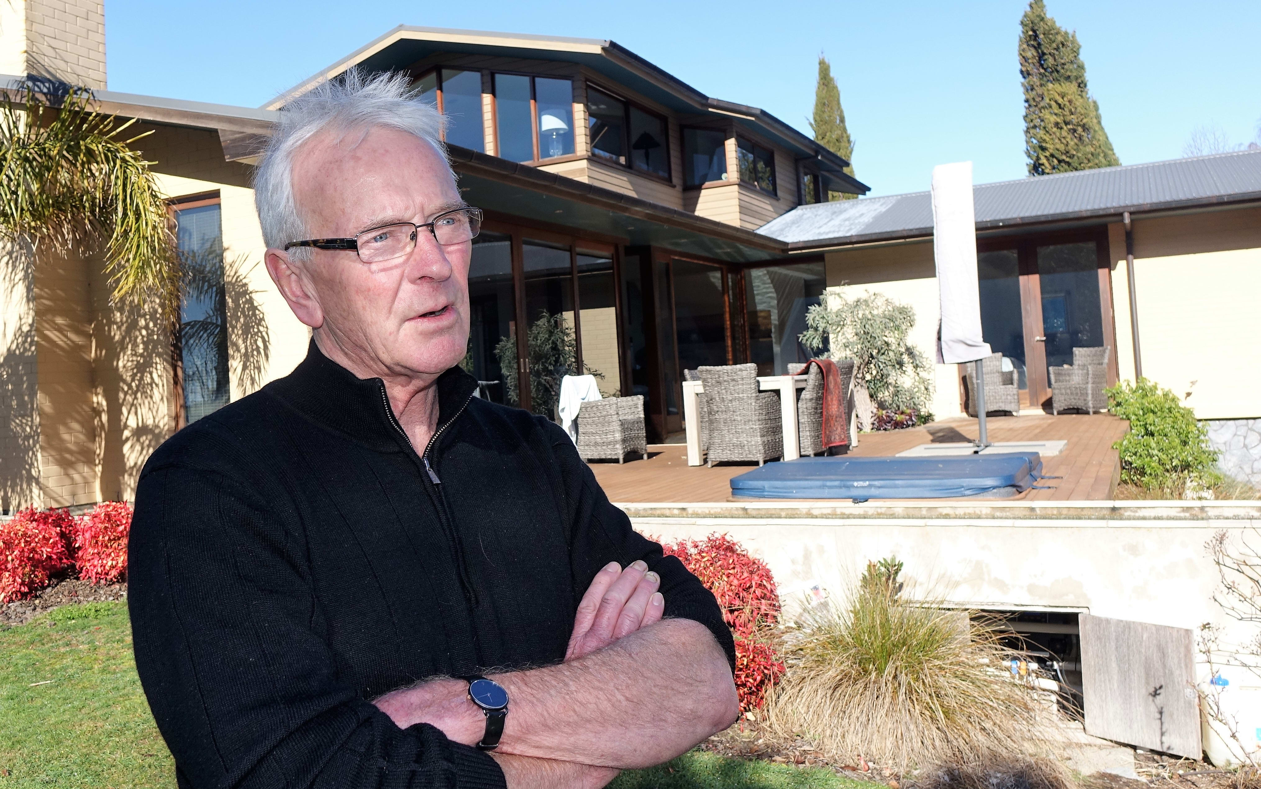 Luxury lodge owner Bob Haswell.