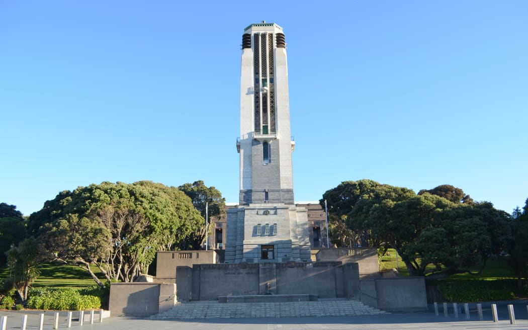 The War Memorial NHL (National Historic Landmark) Carillon and Hall of Memories in Wellington.