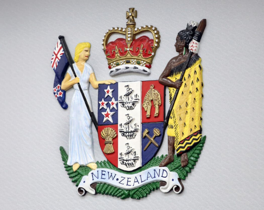 120514. Photo Diego Opatowski / RNZ. Coat of arms. Court