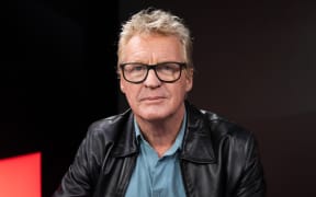 Musician and composer Don McGlashan  speaks to Guyon Espiner in studio for '30 with Guyon Espiner' season 4.