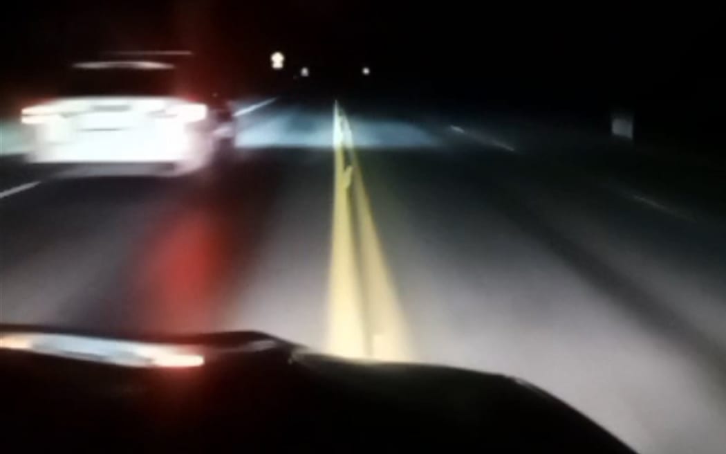 Wharekawa Facebook livestreamed his wild drive around Otago.