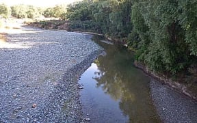 Kye Burn upstream of SH85 bridge.