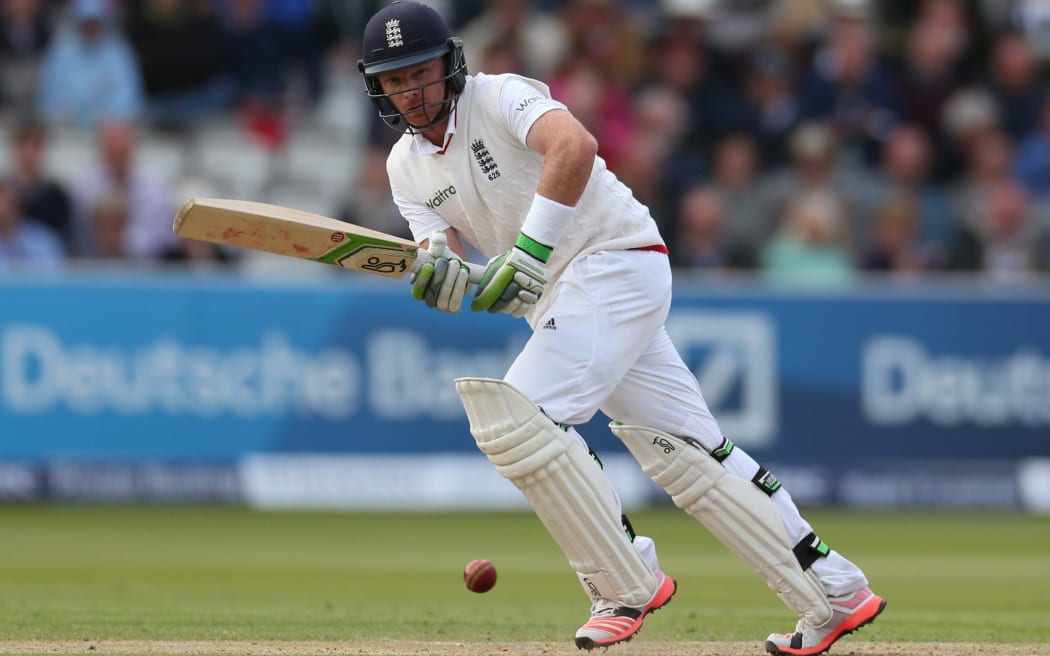 Ian Bell bats during England's second innings at Lord's, May 2015.