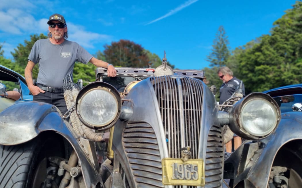 Americarna 2024 in Taranaki is a celebration of American car culture.
Dave Jeffrey with his self-built Isabella Ratrod which is named after his daughter.