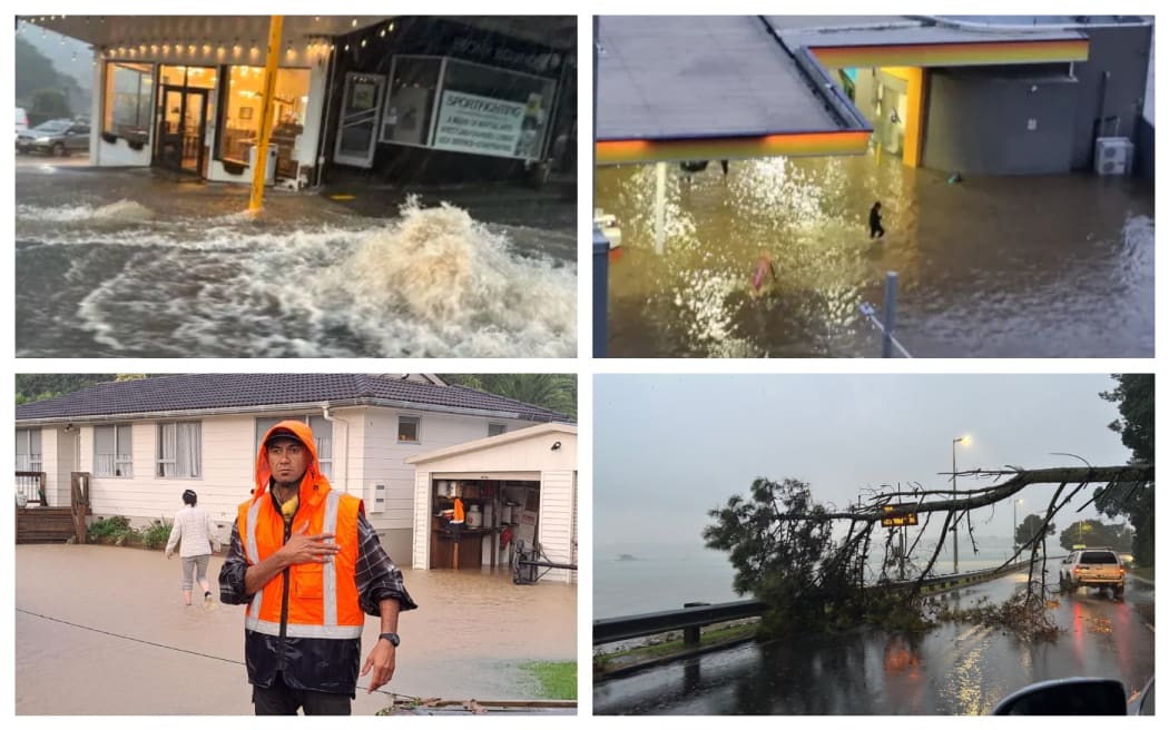 Weather pix from across Auckland on 27/1/23