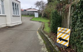Karori Covid-19 testing site in Wellington.