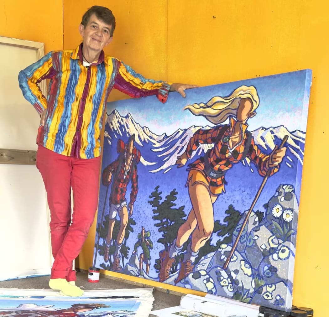 Artist Sirpa Alalääkkölä is now planning to leave New Zealand and embark on a career making paintings "true to her soul".