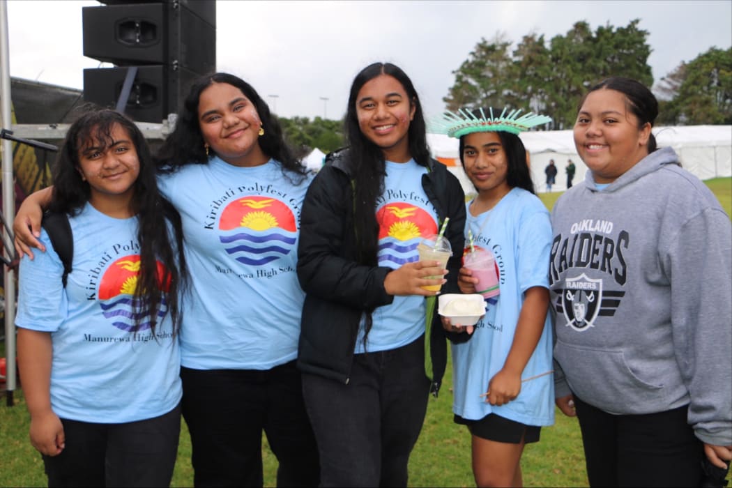 Manurewa High School i-Kiribati group.