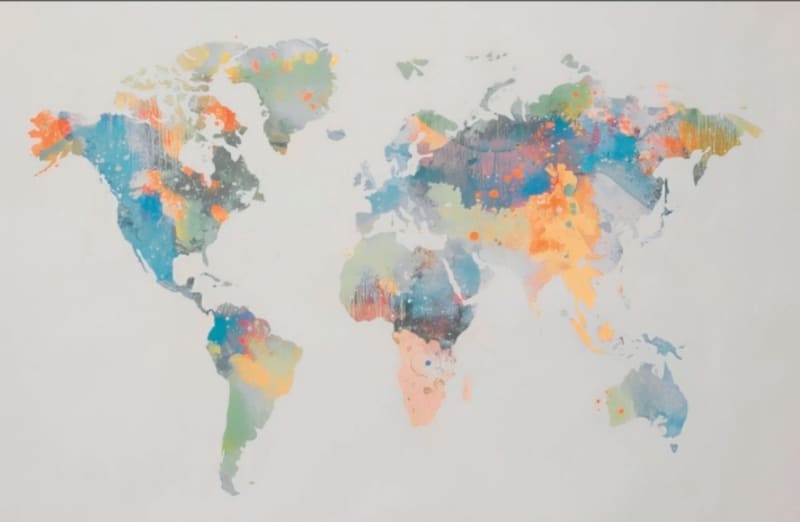 Ikea’s Björksta map (2019) which omits New Zealand.