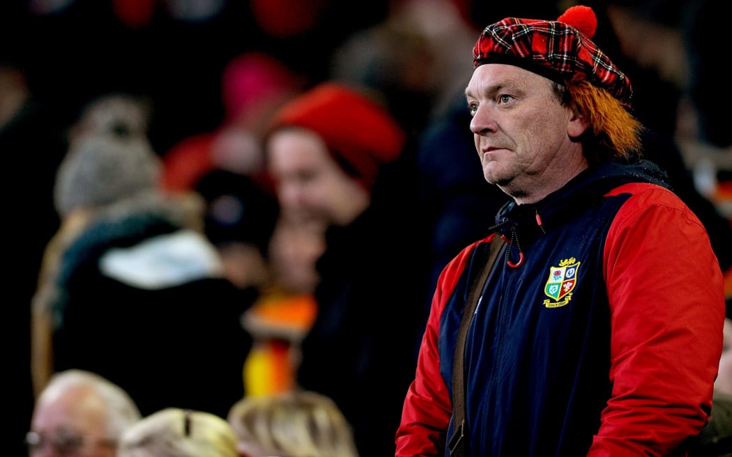 A Lions fan after one of the team's 2017 tour matches.