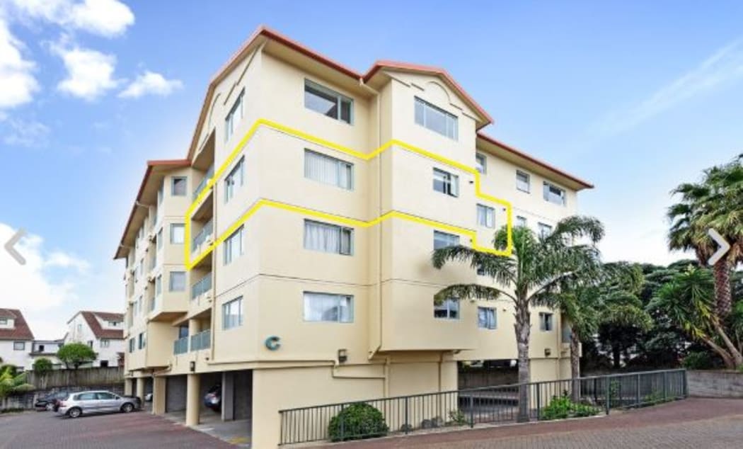 An apartment in Wellington that's for sale on TradeMe.