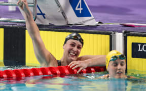 Sophie Pascoe of New Zealand, winner of the Women's 100m Freestyle S9 Swimming Final at the Sandwell Aquatics Centre, England on Friday 29 July 2022 at the Birmingham 2022 Commonwealth Games.