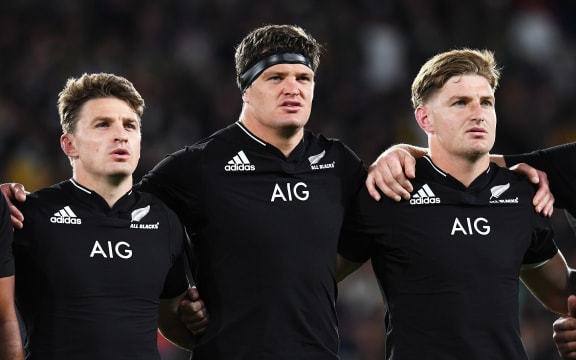 All Black brothers Beauden, Scott and Jordie Barrett.
