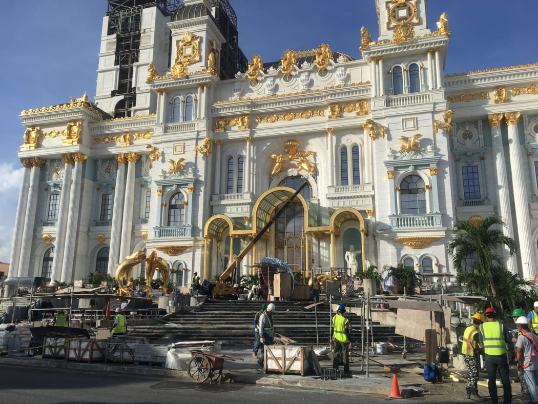 The still under-construction Grand Mariana resort and casino