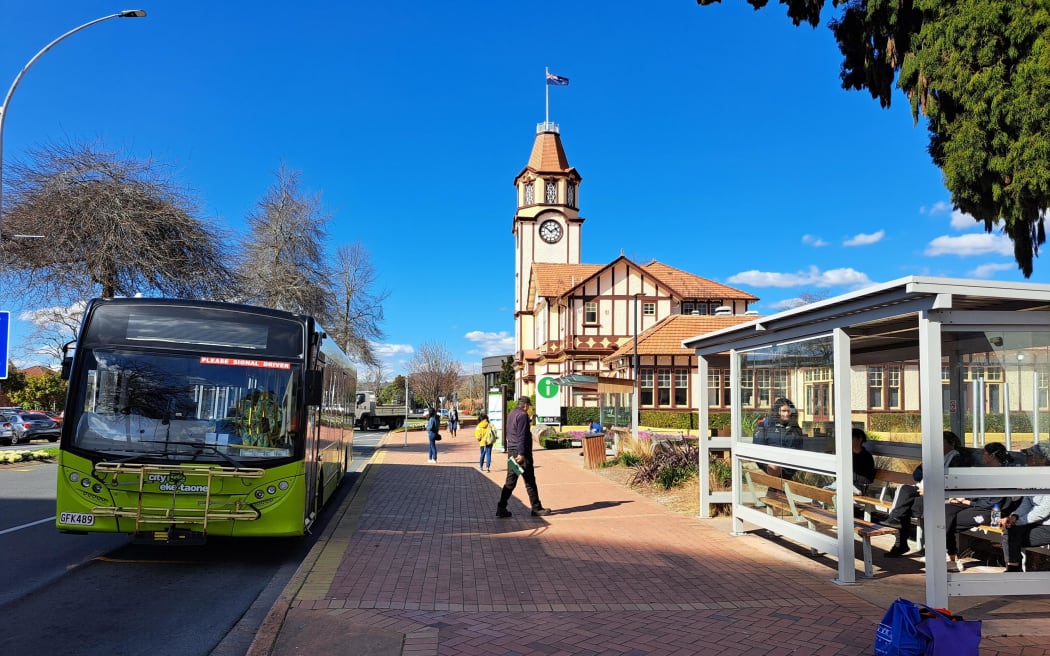 Rotorua bus stop