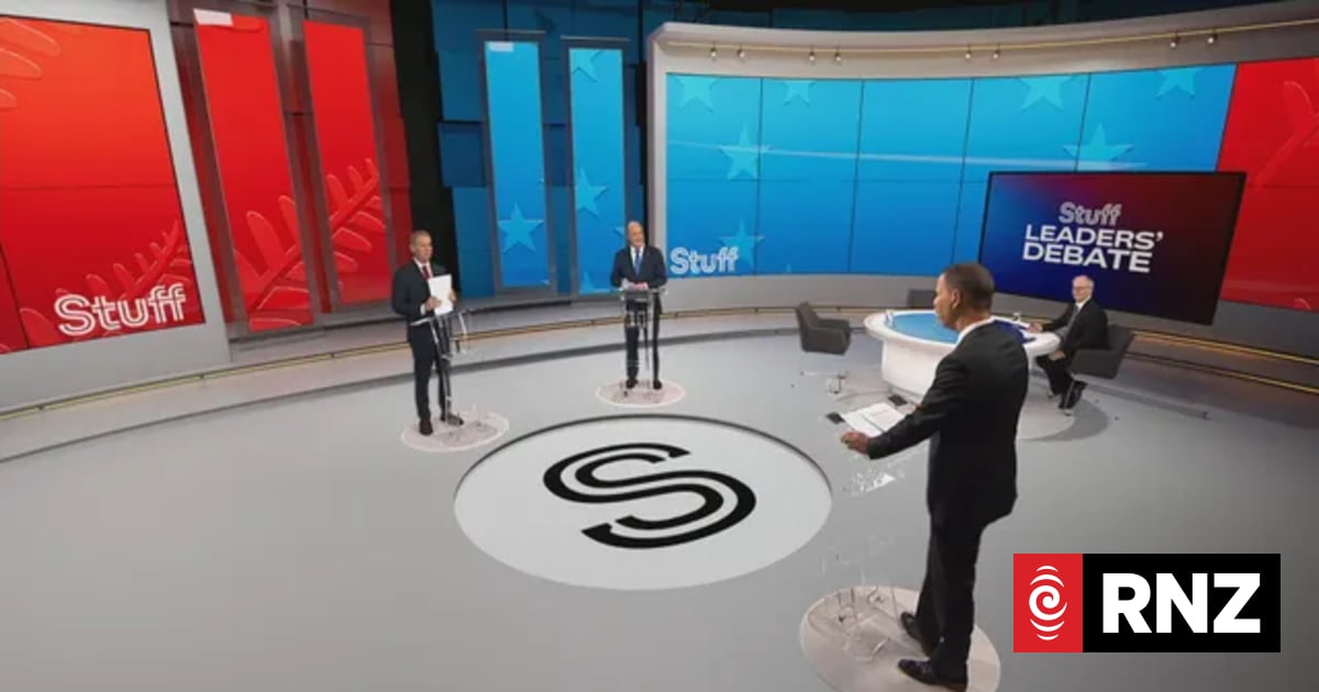 Gower becalmed as Hipkins and Luxon double down on interruptions in final debate