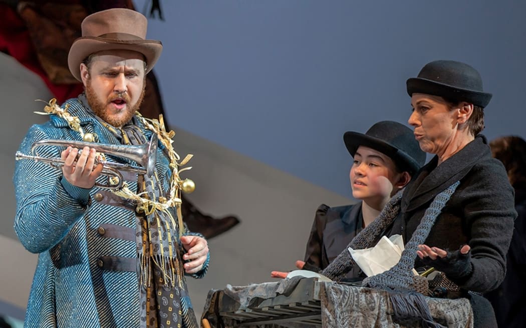 Julien Van Mellaerts performs in NZ Opera's La Boheme