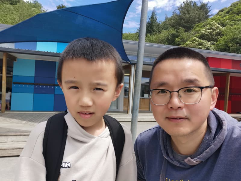 Raymond (left) and Michael Hsu. Photo is courtesty of Michael Hsu.