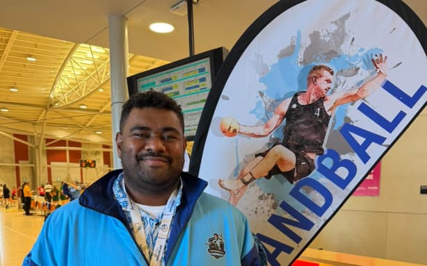 Fiji coach Samuela Cava at the Akau Tangi Sports Centre. Photo: RNZ Pacific