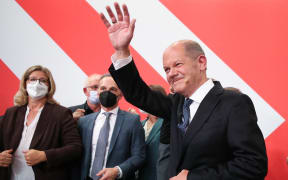 German Finance Minister and Social Democrats' chancellor candidate Olaf Scholz.