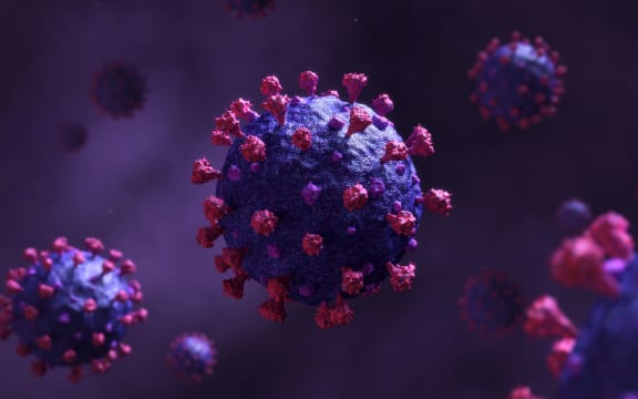 Covid-19 corona virus macro 3d illustration