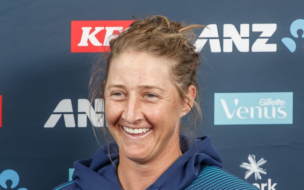 Sophie Devine of New Zealand.