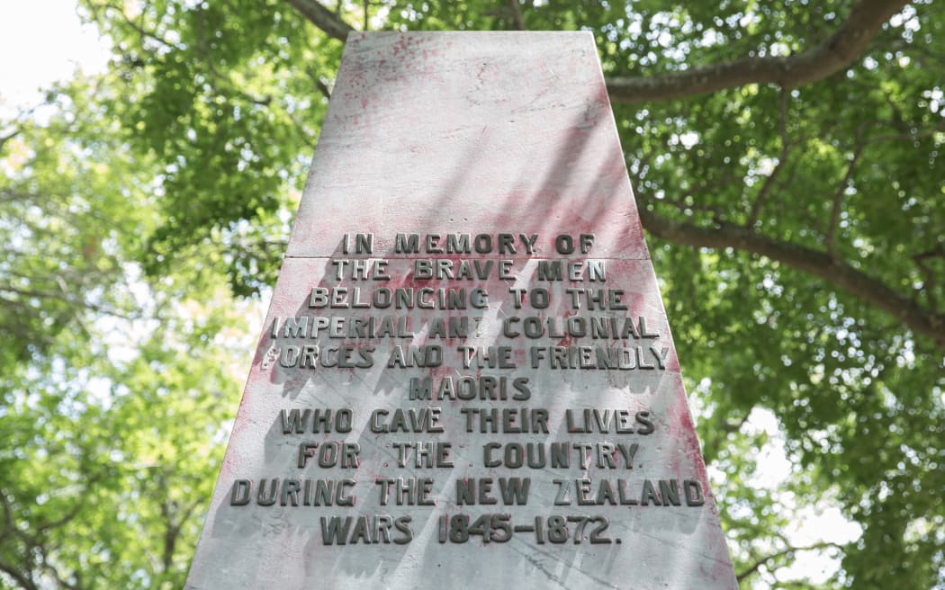 The war memorial on the corner of Symonds Street and City Rd in Auckland