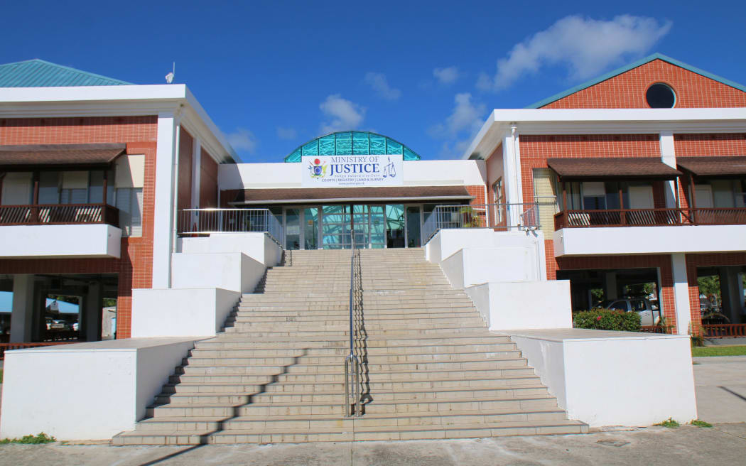 The main courthouse in Rarotonga, Cook Islands.