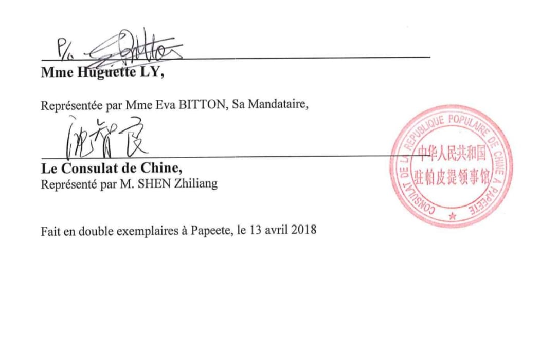 Agreement for China's consulate to extend its rental until the end of August