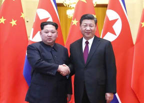 Xi Jinping, Kim Jong Un hold talks in Beijing (March 2018)
