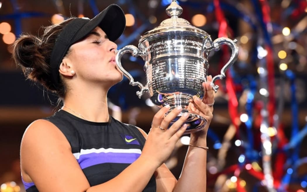 Bianca Andreesu is Canada's first woman's grand slam winner.