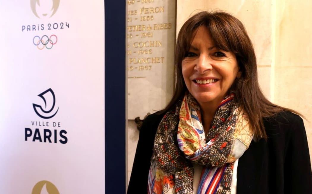 Anne Hidalgo with Paris 2024.
