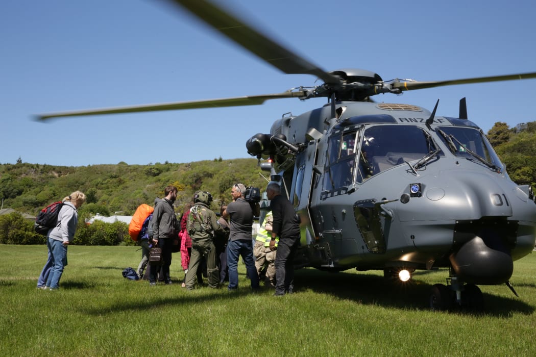 NZ Defence Force evacuation