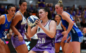 Stars Ellen Halpenny in action.
Northern Stars v Northern Mystics, ANZ Premiership, Pulman Arena, Auckland, New Zealand. 28 April 2019.