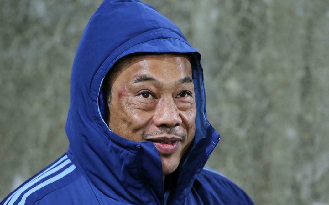 Blues assistant coach Tana Umaga.