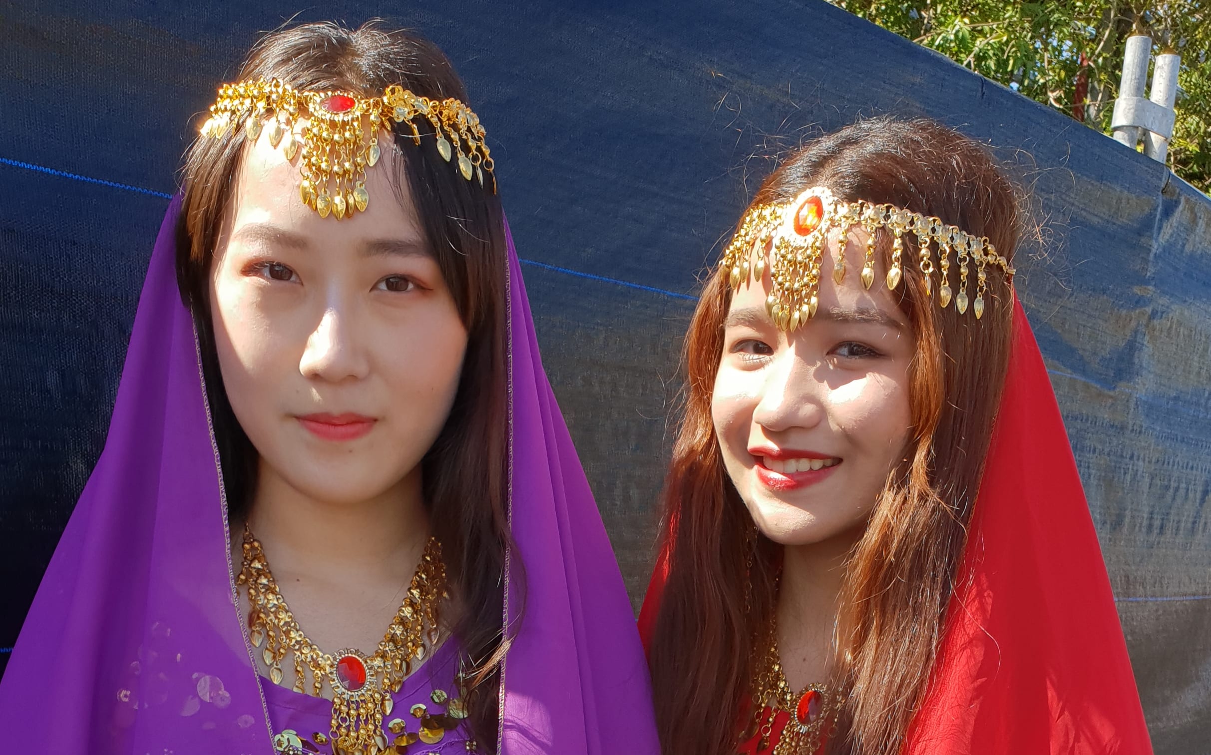 St Cuthbert’s College: Students Rosie Huang, left, and Sarah Sa.