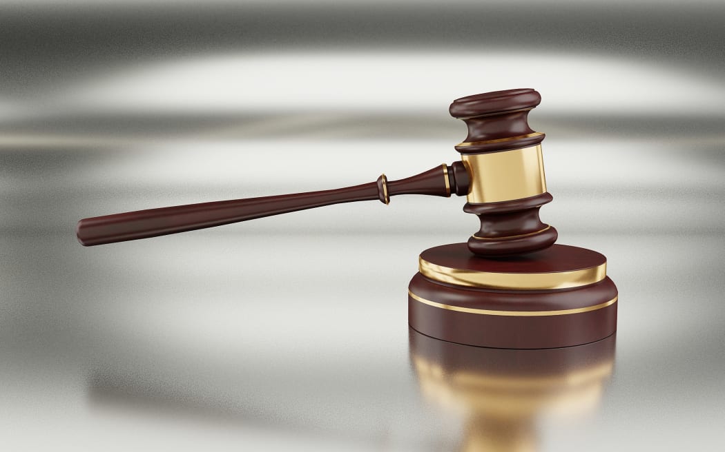 3D illustration image of a gavel - auction hammer
