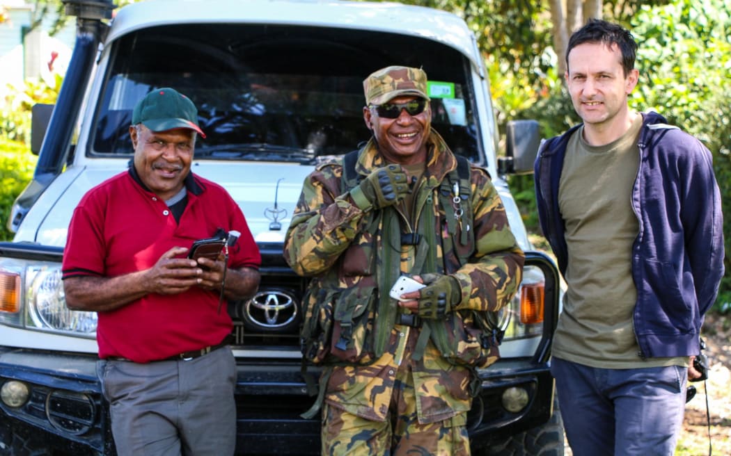 Johnny Blades has regularly covered Papua New Guinea, seen here venturing into an earthquake-affected part of the country’s remote Highlands region in 2018.