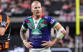 Mitchell Barnett of the Warriors against Canberra Raiders.