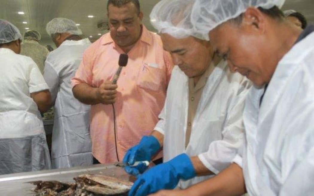 American Samoa tuna processing plant