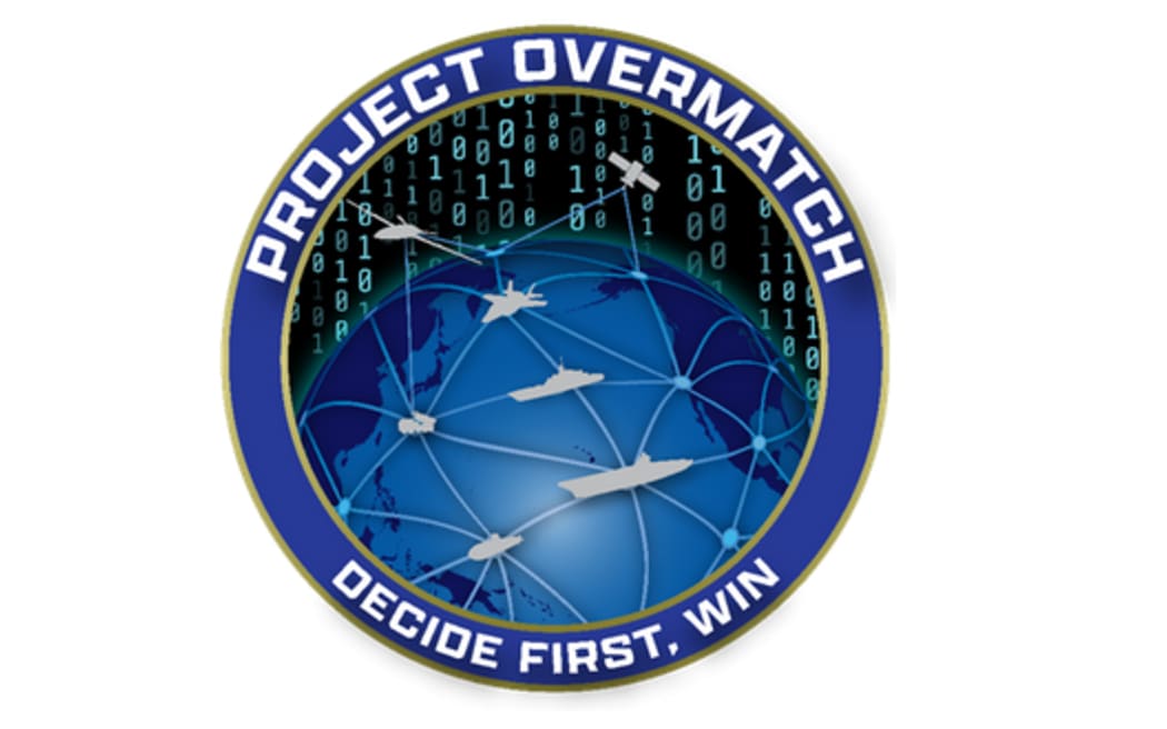 An official badge for the UN Navy's Project Overmatch.