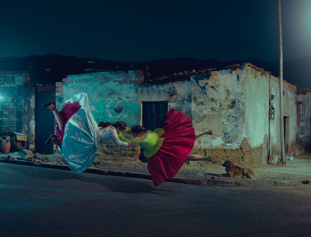 Bolivia’s flying wrestlers the 'cholitas luchadoras'.