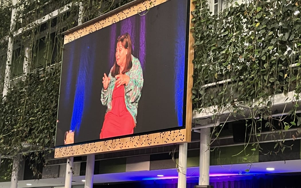 The BBC's head of technology forecasting speaking at AUT on 'Will AI save us?'