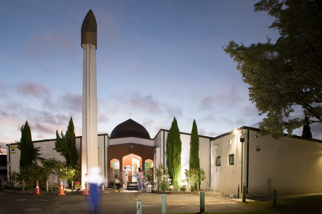 Al Noor Mosque after Salah al-Maghrib (sunset prayer), Christchurch, New Zealand.