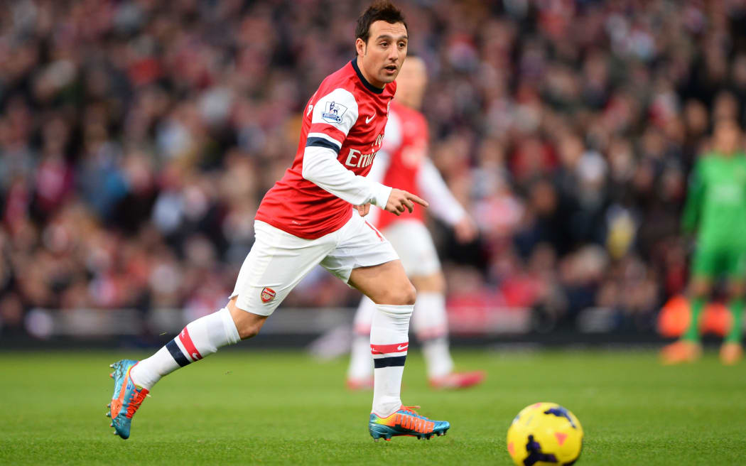 The Arsenal footballer Santi Cazorla