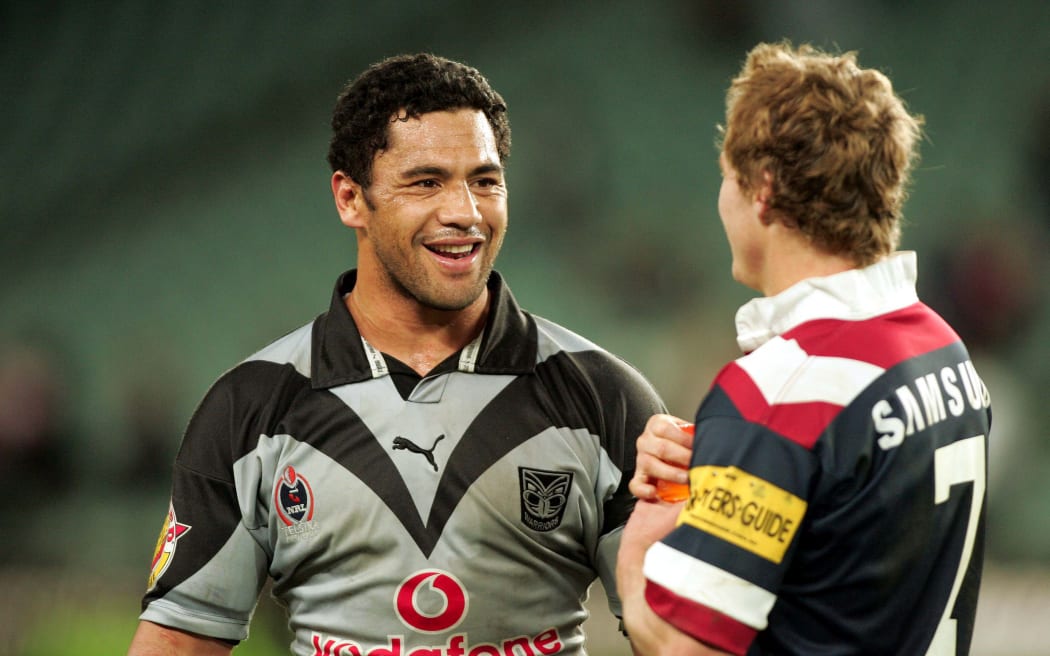 Reuben Wiki during his days playing for the NZ Warriors